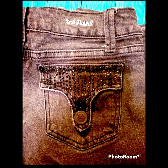 3/$25 ZCo Jeans Boot Cut With Bling Size 5 - Picture 5 of 11